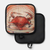 ヘビーウェイト・ワールドチャンピオンのスパイク 鍋敷き (正面/裏面)