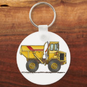 ヘビーデューティダンプトラック建築キーチェーン キーホルダー (正面)
