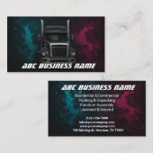 ヘビーデューティトラック輸送 名刺 (正面/裏面)