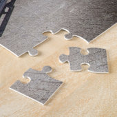 ヘビーデューティビッグリグイエローセミトウトラック ジグソーパズル (側面)