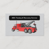 ヘビーデューティ牽引および回復の名刺 名刺 (正面)