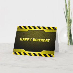 ヘビーデューティ誕生日標識 カード