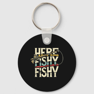 ヘビーフィッおもしろいク魚釣り キーホルダー