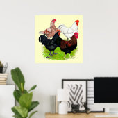 ヘビーブリードロースターカルテット ポスター (ホームオフィス)