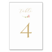 ヘビーホワイト | フローラ結婚花 テーブルナンバー (裏面)