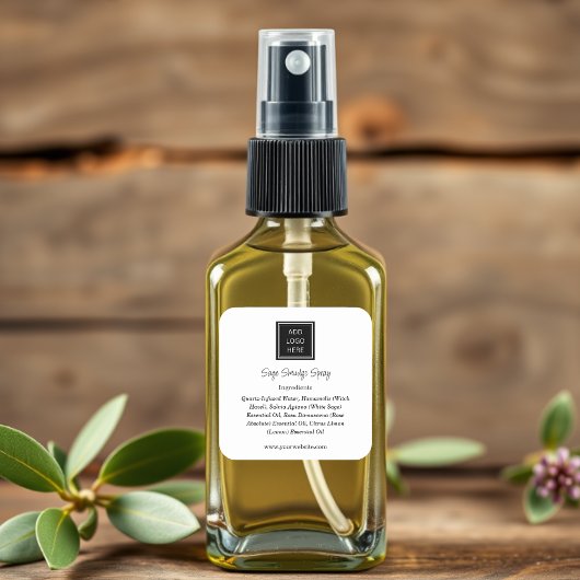 ヘビーホワイト |ロゴ原料の製品ラベル スクエアシール