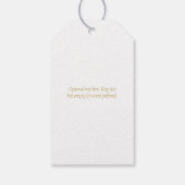 ヘビーホワイト |水彩フローラありがとうござ結婚う ギフトタグ (裏面)