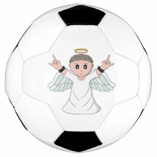 ヘビーミュージックを愛する天使 サッカーボール