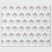 ヘビーミュージックを愛する天使 ラッピングペーパー (フラット)