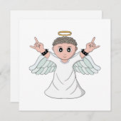 ヘビーミュージックを愛する天使 招待状 (正面/裏面)