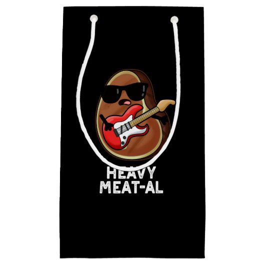 ヘビーミートアル肉おもしろいステーキプンダークBG スモールペーパーバッグ (正面)