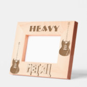 ヘビーメタルの刻印フレーム レーザー彫刻フレーム (左)