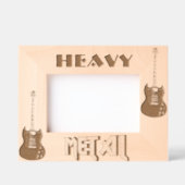 ヘビーメタルの刻印フレーム レーザー彫刻フレーム (正面)