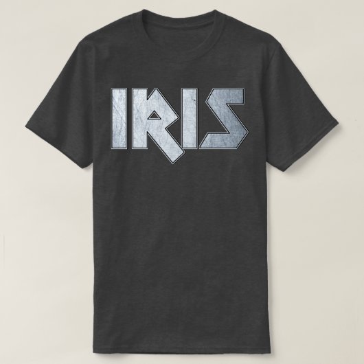 ヘビーメタルアイリス Tシャツ (デザイン正面)