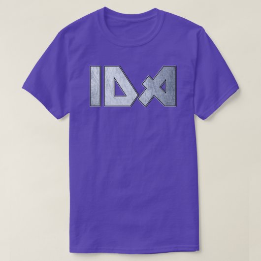 ヘビーメタルイダ Tシャツ (デザイン正面)