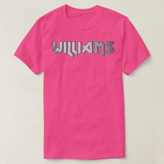 ヘビーメタルウィリアムズ Tシャツ (デザイン正面)