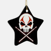 ヘビーメタルオーナメントロック転が&ドラマーカスタム セラミックオーナメント (右)