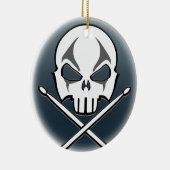 ヘビーメタルオーナメントロック転が&ドラマーカスタム セラミックオーナメント (右)