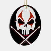 ヘビーメタルオーナメントロック&ドラマー転がオーナメント セラミックオーナメント (右)