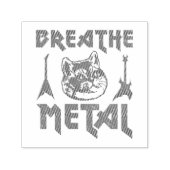 ヘビーメタルキャット セルフインキングスタンプ (デザイン)