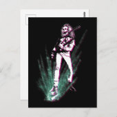 ヘビーメタルギタープレーヤー ポストカード (正面/裏面)