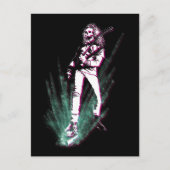 ヘビーメタルギタープレーヤー ポストカード (正面)