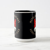 ヘビーメタルクリスマスツートーンコーヒーマグ ツートーンマグカップ (中央)