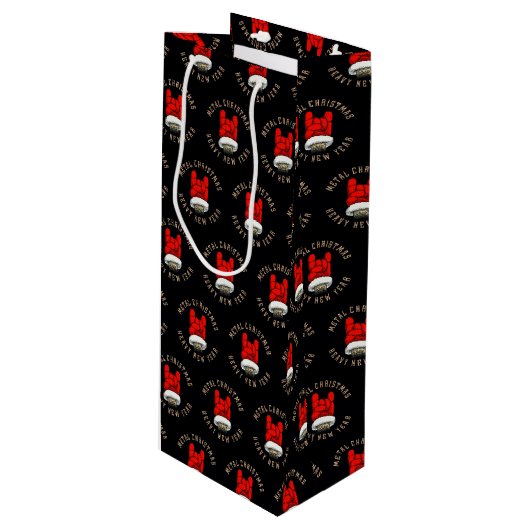 ヘビーメタルクリスマスメディア抱き枕 ワインギフトバッグ (正面アングル)