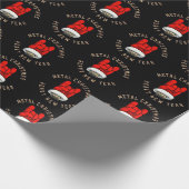 ヘビーメタルクリスマスラッピング紙 ラッピングペーパー (角)