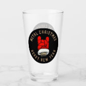 ヘビーメタルクリスマス タンブラーグラス (正面)