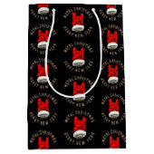 ヘビーメタルクリスマス ミディアムペーパーバッグ (正面)