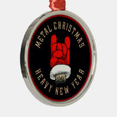 ヘビーメタルクリスマス メタルオーナメント (右)