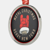 ヘビーメタルクリスマス メタルオーナメント (左)