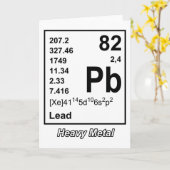 ヘビーメタルグリーティングカードの要素 カード (黄色い花)