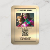 ヘビーメタルコスカードQRコードコスプレカード 名刺 (裏面)