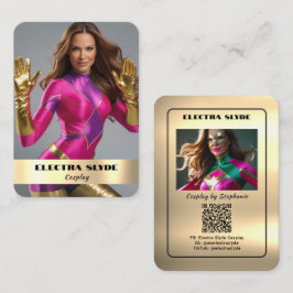 ヘビーメタルコスカードQRコードコスプレカード 名刺