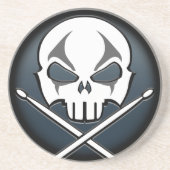 ヘビーメタルコースターロック&ドラマー転がコースター コースター (正面)