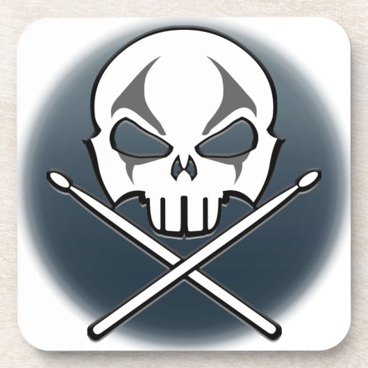 ヘビーメタルコースターロック&ドラマー転がコースター コースター (正面)