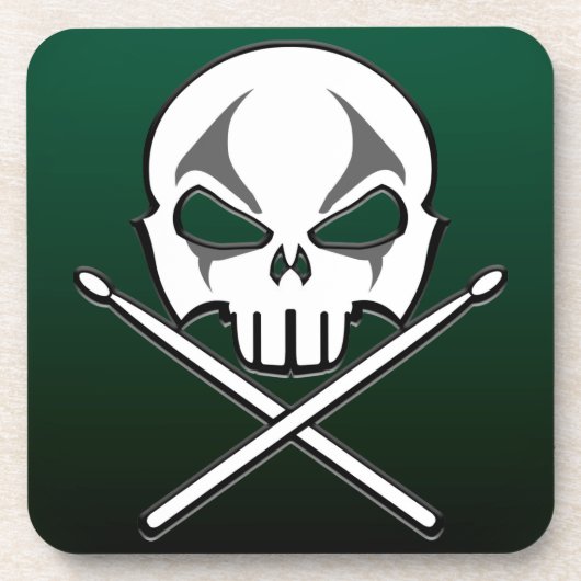 ヘビーメタルコースターロック&ドラマー転がコースター コースター (正面)