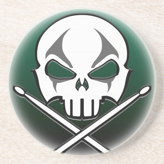 ヘビーメタルコースターロック&ドラマー転がコースター コースター (正面)