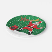 ヘビーメタルサンタ ペーパープレート (アングル)