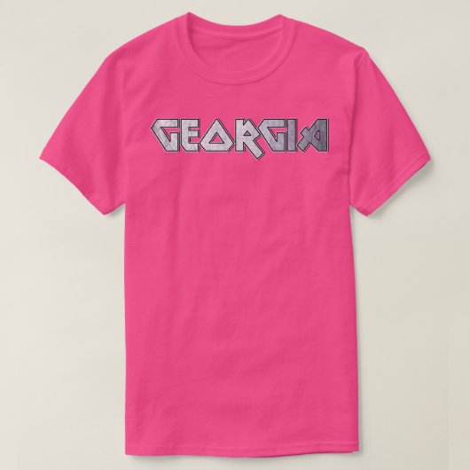 ヘビーメタルジョージア Tシャツ (デザイン正面)