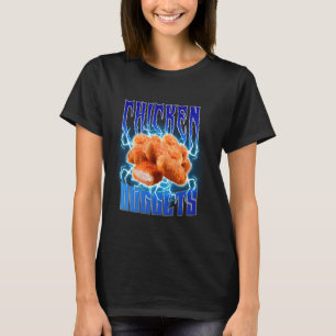 ヘビーメタルチキンナゲット - 面白いチキンナゲット Tシャツ