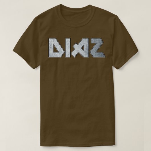 ヘビーメタルディアズ Tシャツ (デザイン正面)