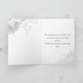 ヘビーメタルデススカル墓地誕生日カード カード (内部)