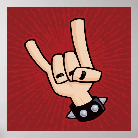 ヘビーメタルデビルホーン ポスター (正面)