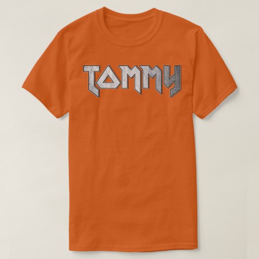 ヘビーメタルトミー Tシャツ (デザイン正面)