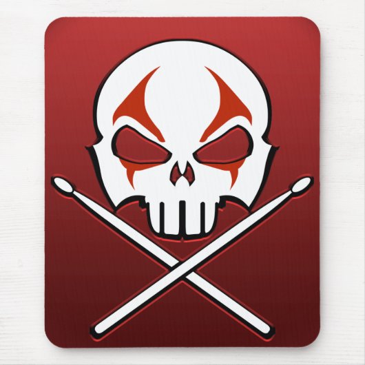 ヘビーメタルマウスパッドロック転が&ドラマーマウスパッド マウスパッド (正面)