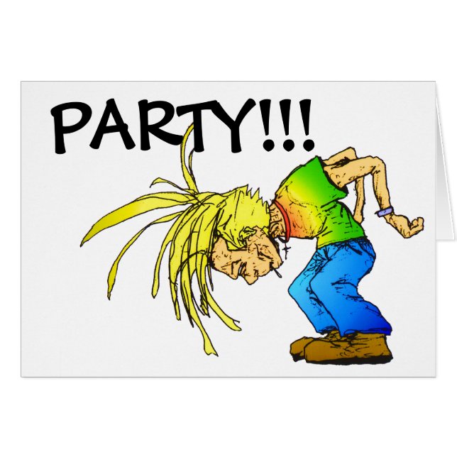 ヘビーメタルモッシュピットヘッドバンガーパーティー動物 (正面横)