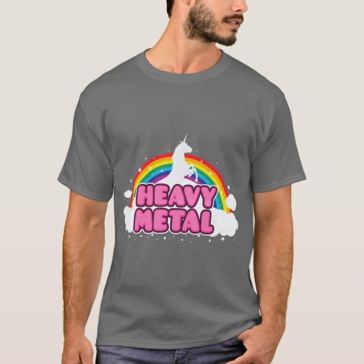 ヘビーメタルユニコーン フレンド Tシャツ (正面)